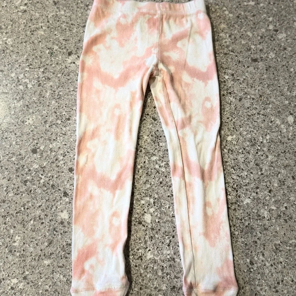 Grayson Collective Girl's Pink Tie-Dye Leggings/Joggers - Size 5T